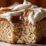Cinnamon Roll Poke Cake with Creamy Frosting