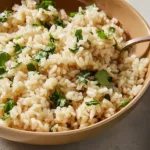 Delicious Copycat Chipotle Cilantro Lime Brown Rice