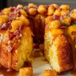 Crack Breakfast Bundt Cake on a Plate