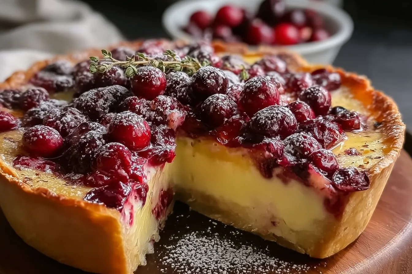 Cranberry Custard Pie Delight: A Festive Dessert You’ll Love 4 Cranberry Custard Pie Delight