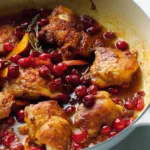 Juicy Cranberry-Orange Chicken Plated Delight