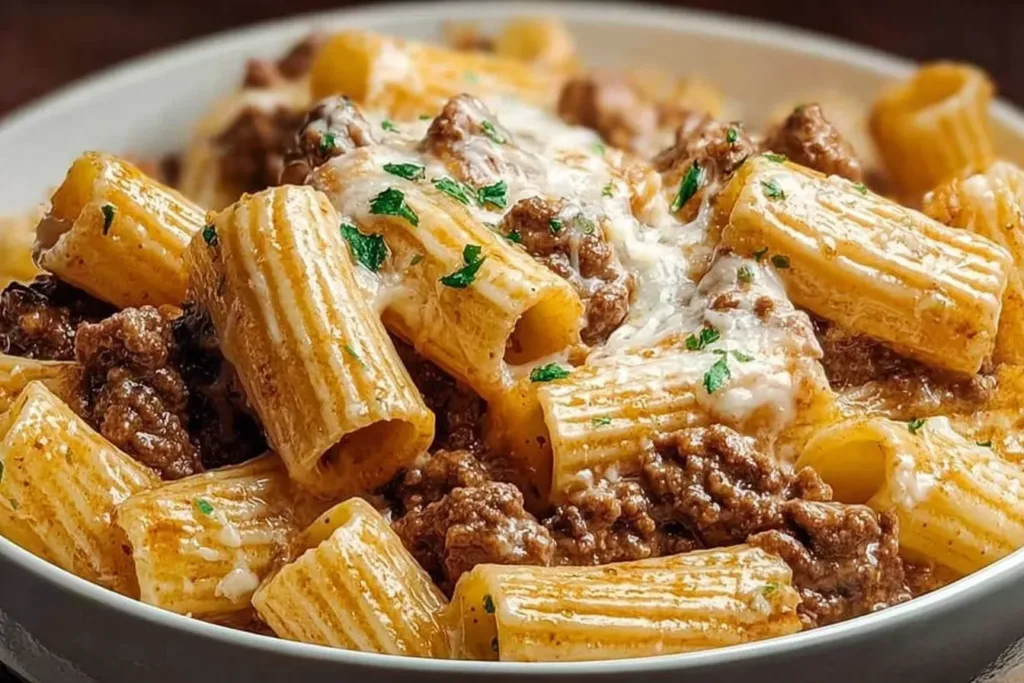 creamy parmesan beef rigatoni 1 Creamy Parmesan Beef Rigatoni: A Dreamy Dinner Delight