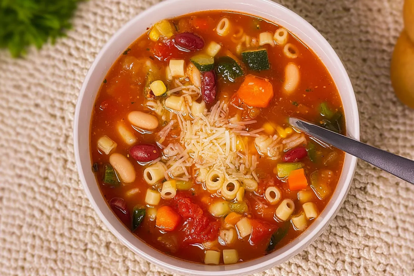 Crockpot Minestrone Soup 