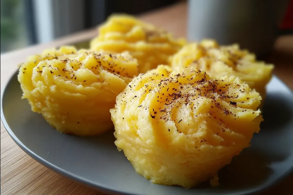 Duchess Potatoes on a Platter