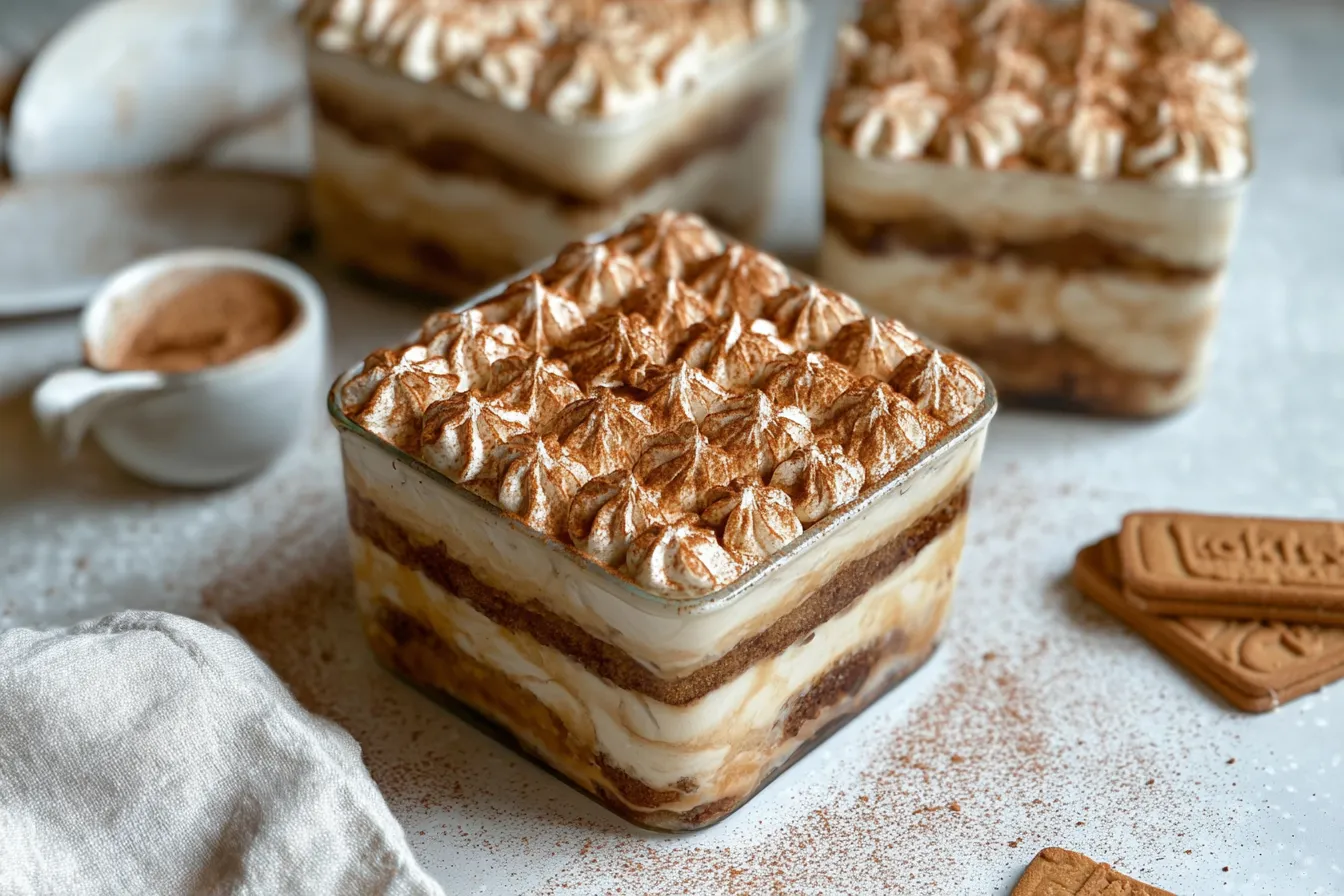 Easy Biscoff Tiramisu - A Delightful Dessert You’ll Love 4 Easy Biscoff Tiramisu
