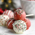 Easy Christmas Cake Pops Ready for the Holiday Table