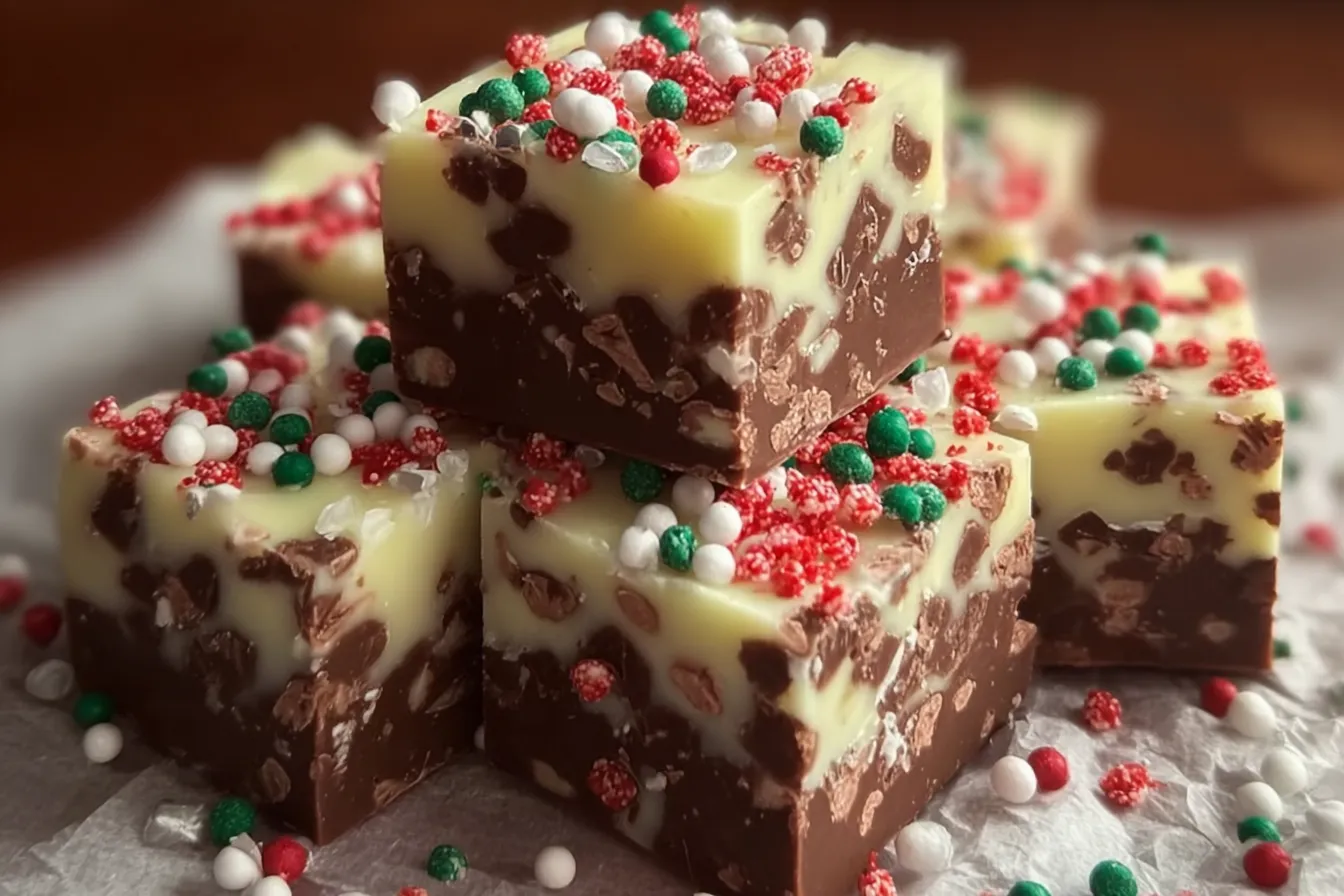 Easy Christmas Fudge Sprinkles: Delight in This Sweet Treat 4 Easy Christmas Fudge Sprinkles