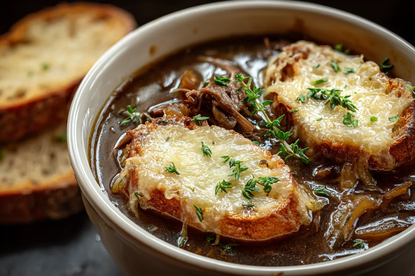 French Onion Short Rib Soup Recipe 