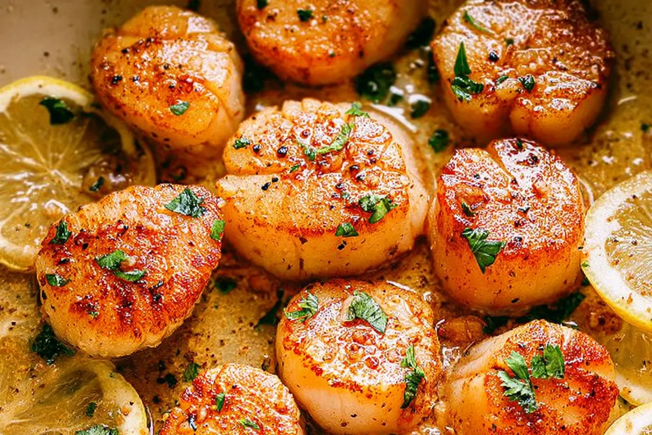 Garlic Butter Seared Scallops: A Flavor Explosion! 4 Garlic Butter Seared Scallops