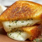 Mouthwatering Garlic Grilled Cheese Sandwich