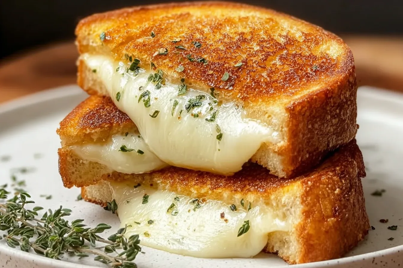 Garlic Grilled Cheese 