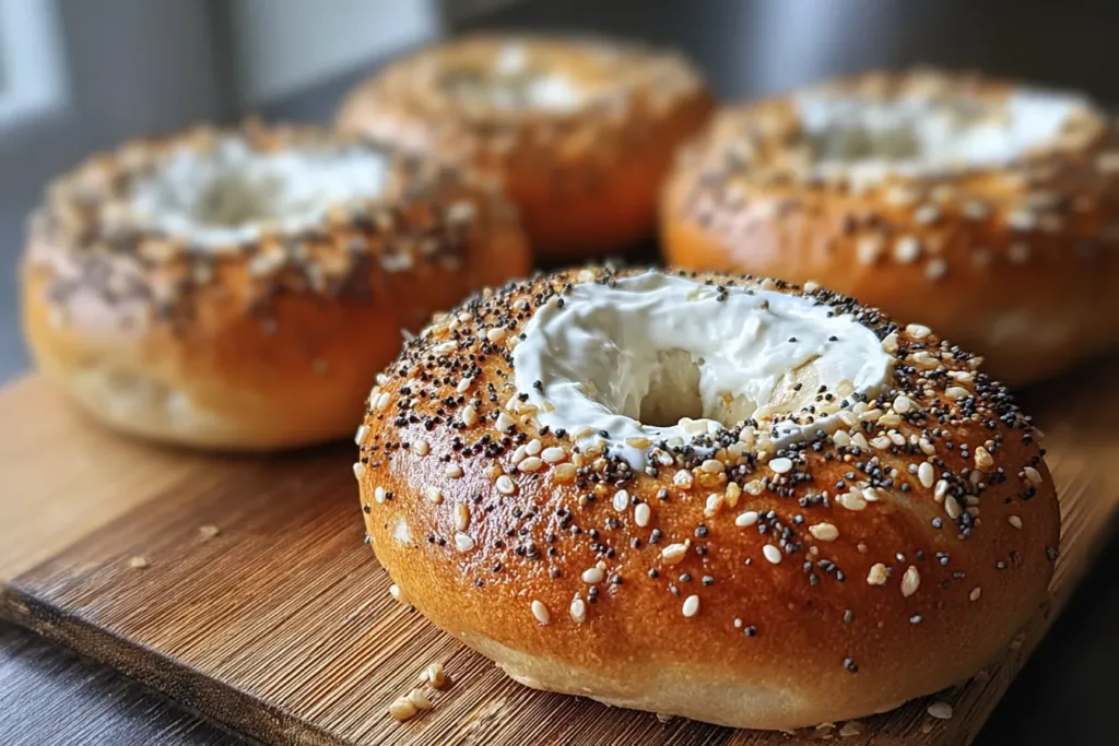 Greek Yogurt Bagels with Greek Yogurt Sauce – Delicious and Healthy