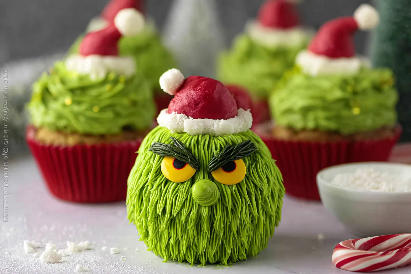 Grinch Cupcakes 