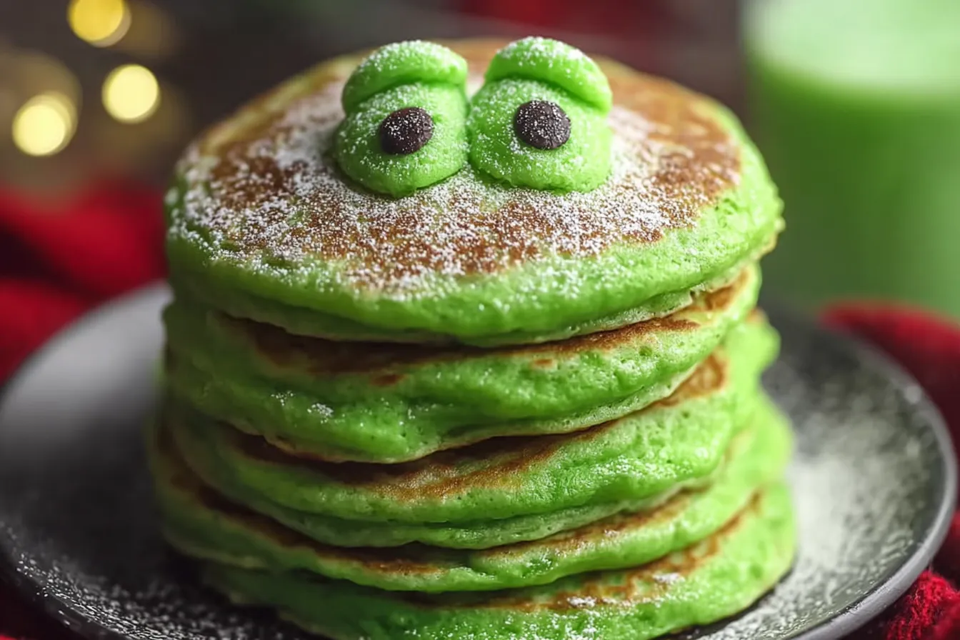 Grinch Pancakes Green Holiday Treats to Delight Your Family 4 Grinch Pancakes Green Holiday