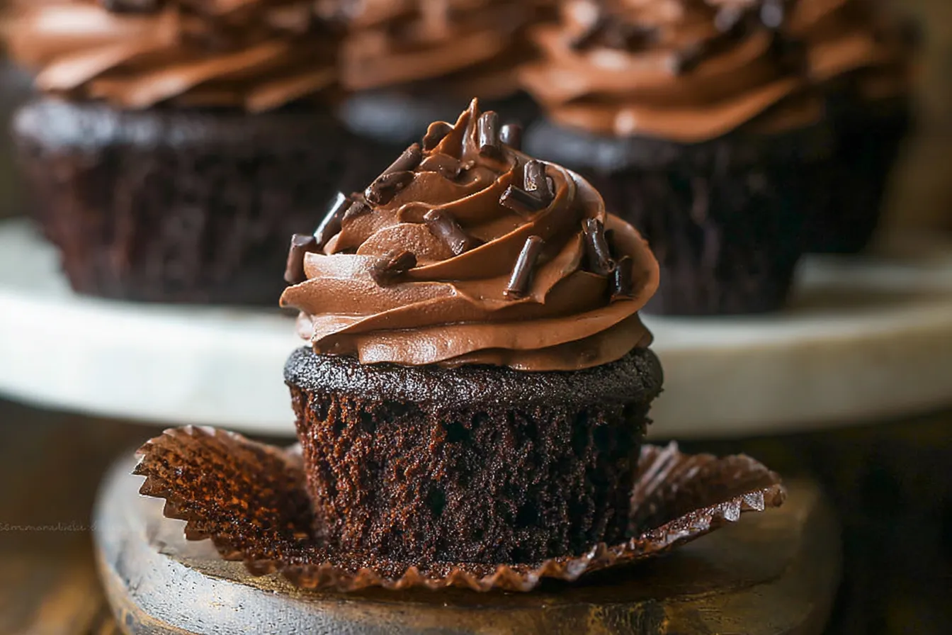 Homemade Moist Chocolate Cupcakes That Please Everyone! 4 Homemade Moist Chocolate Cupcakes