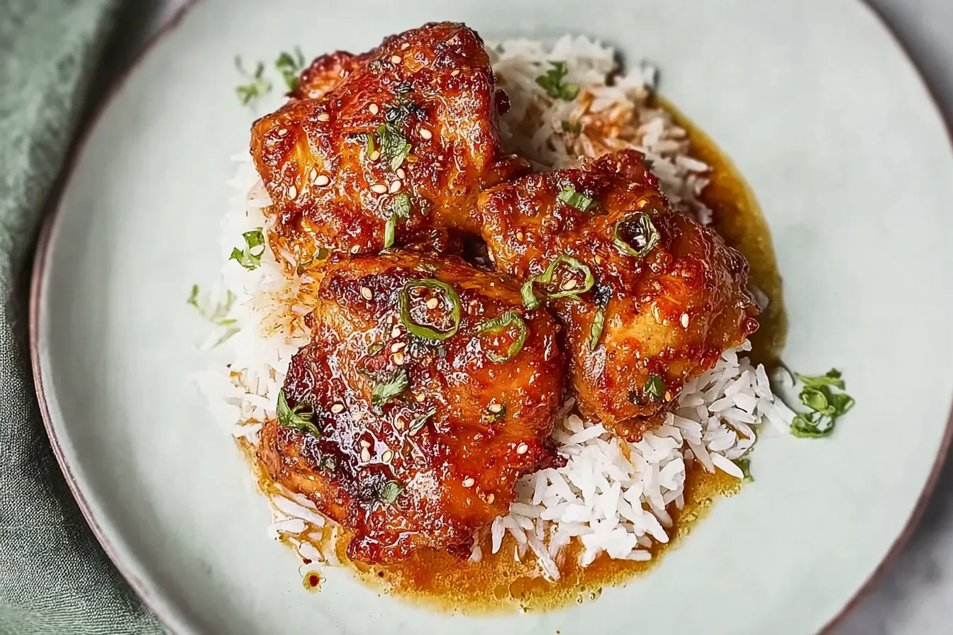 Honey Garlic Chicken Thighs