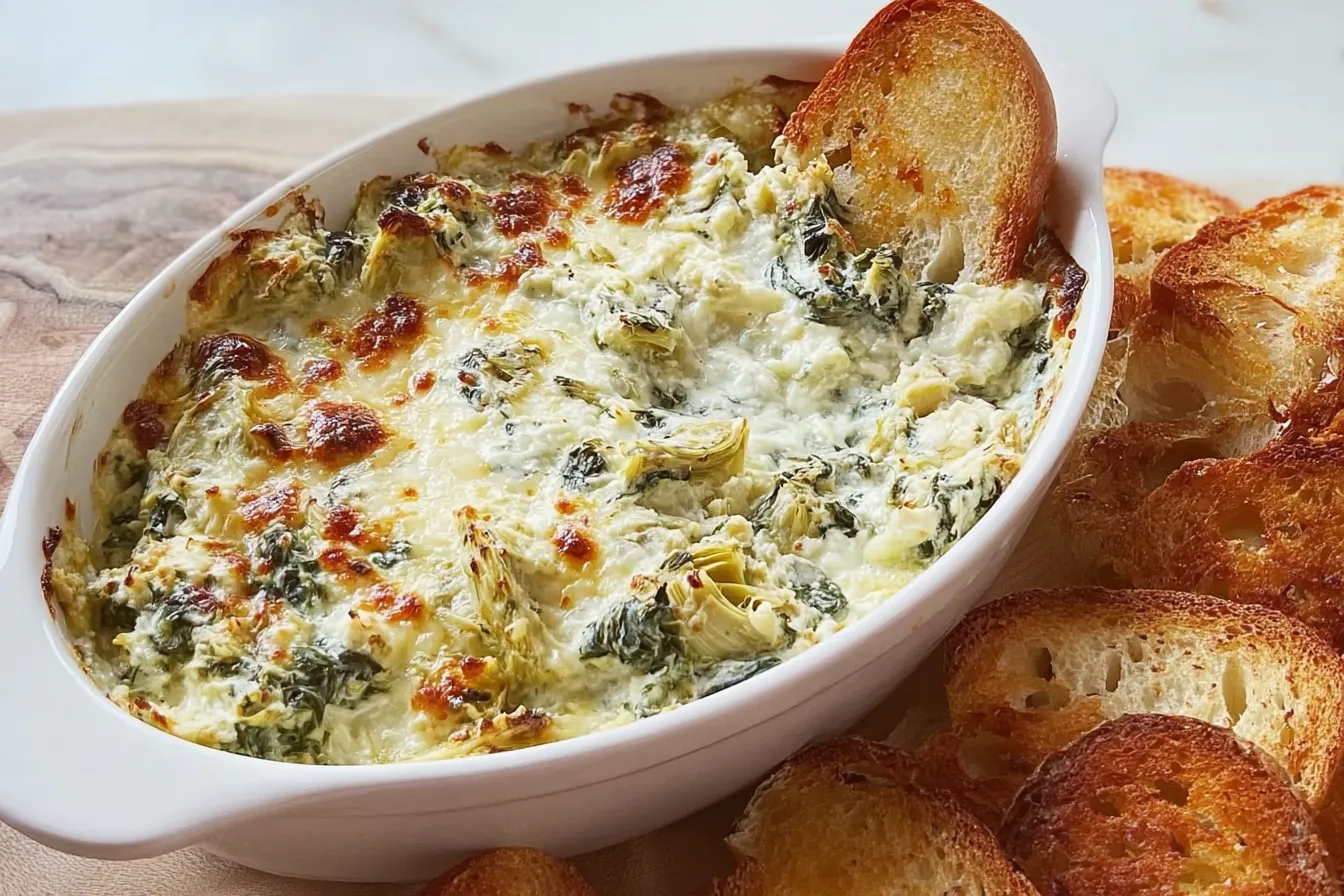 Hot Spinach Artichoke Dip