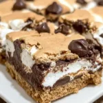 S’mores Bars Made with Graham Cracker Cookie | So Easy & Delicious!