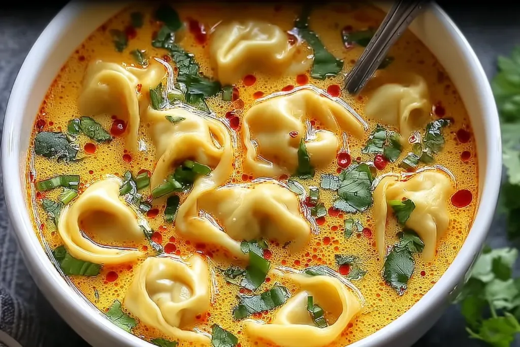 Easy Thai Coconut Curry Dumpling Soup: Comfort in a Bowl 4 laura bushs cowboy cookies 2 Easy Thai Coconut Curry Dumpling Soup: Comfort in a Bowl