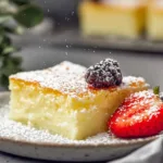 Magic Cake Slices Ready to Enjoy