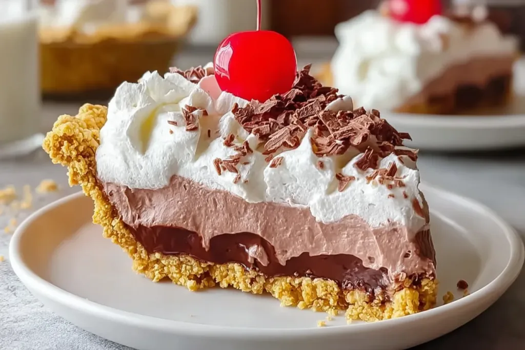 Delicious Millionaire Pie Slices on a Dessert Table