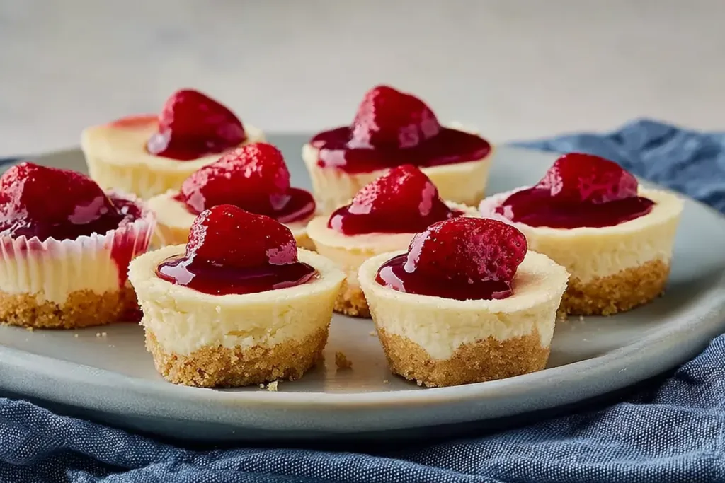 Decadent Mini Cheesecakes Ready to Enjoy