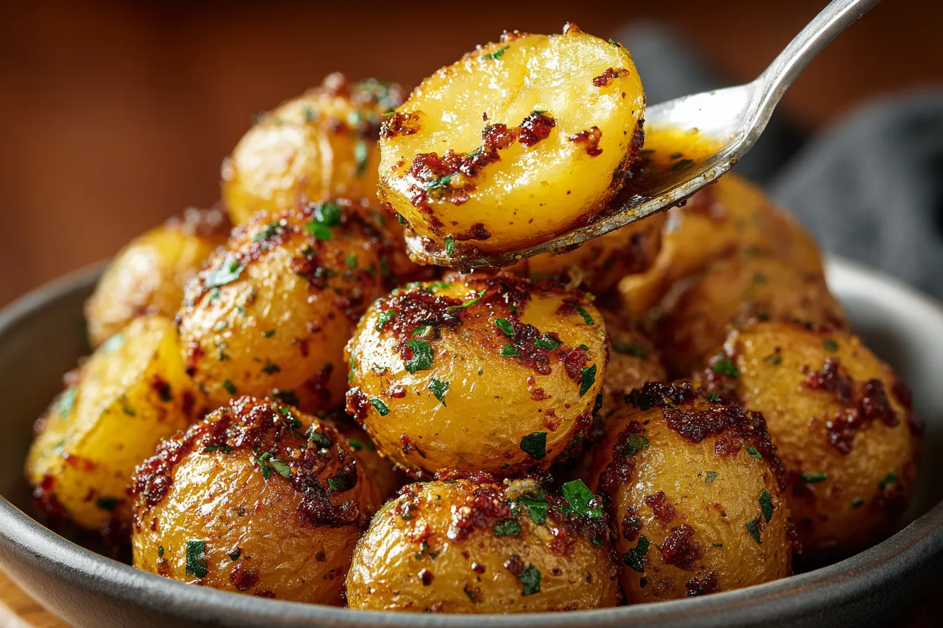 Mustard Potato Poppers 