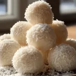 Delicious NO BAKE – Cream-Cheese Coconut Snowballs