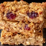 Oatmeal Breakfast Bars Freshly Baked and Ready to Enjoy