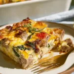 Delicious Overnight Breakfast Casserole Ready to Serve