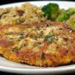 Parmesan Crusted Tilapia Fillets Ready to Serve