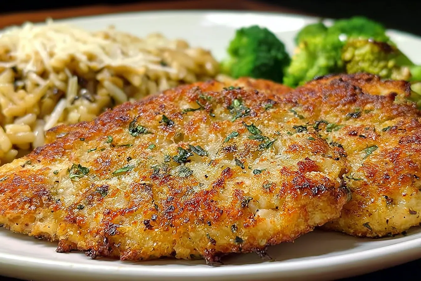 Parmesan Crusted Tilapia Fillets