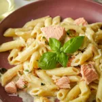 Penne al Salmone with Fresh Salmon - Creamy and Delicious