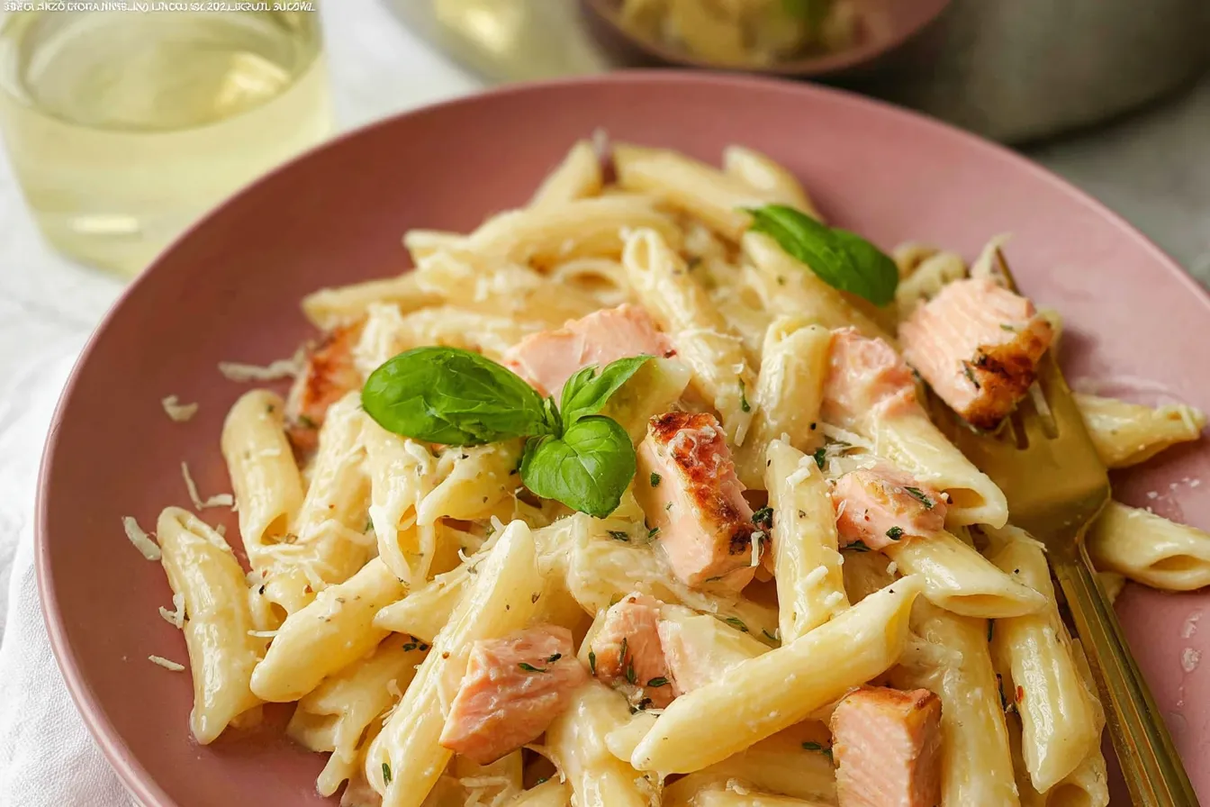 Penne al Salmone (with Fresh Salmon)
