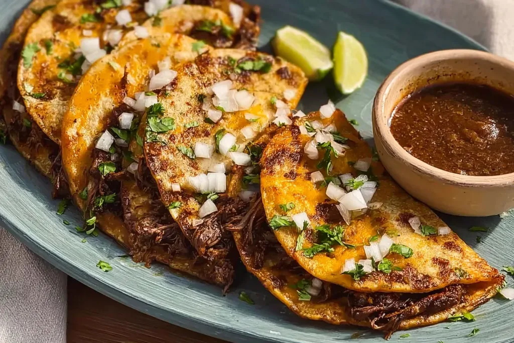 Quesabirria Tacos Ready to Serve