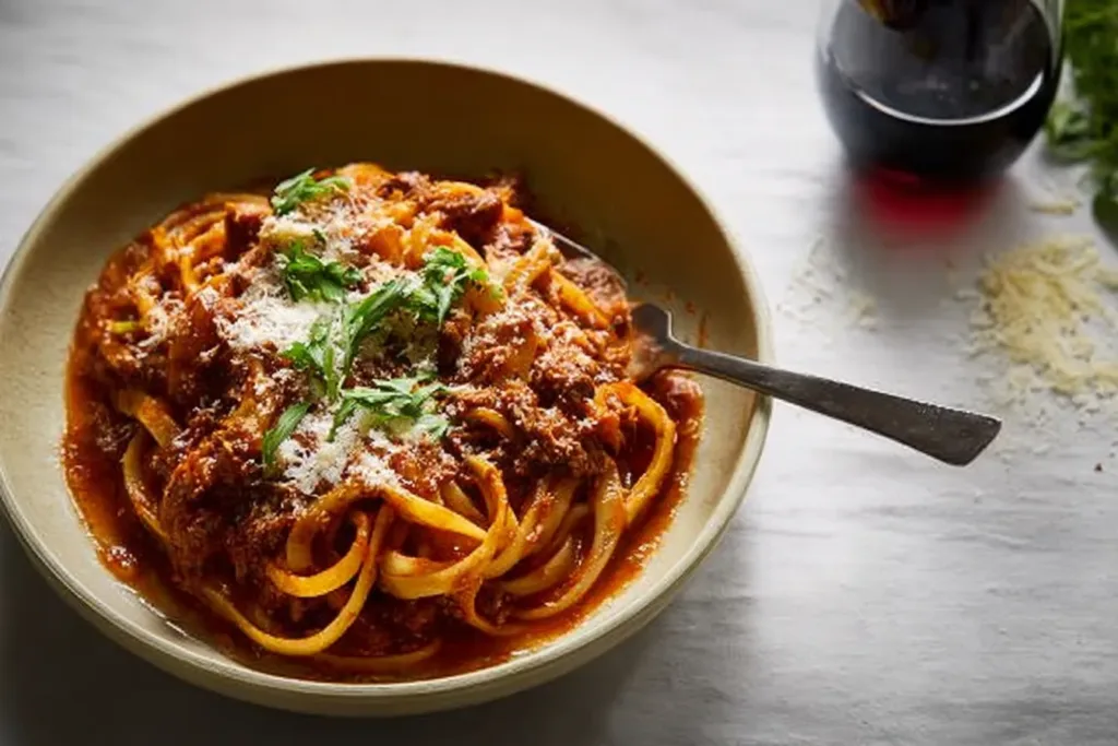 Delicious Quick Lamb Ragù Ready to Serve