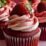 Red Velvet Pink Buttercream Cupcakes - Irresistible Dessert
