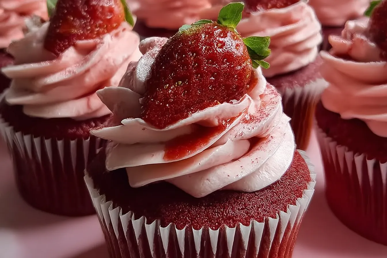 Red Velvet Pink Buttercream Cupcakes That Wow Your Guests 4 Red Velvet Pink Buttercream Cupcakes