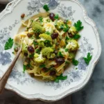Romanesco Cauliflower Pasta with Olives and Capers