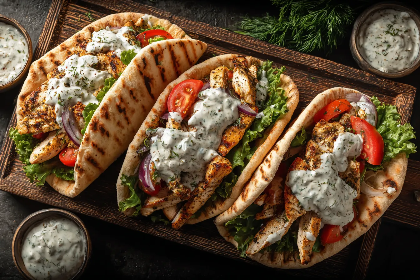 Sheet Pan Chicken Pitas with Herby Ranch Recipe Delight 4 Sheet Pan Chicken Pitas with Herby Ranch Recipe