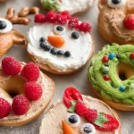 Holiday Bagel Faces: Create Fun Snowmen, Reindeer & Wreaths! Try These Now!