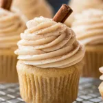Delicious Snickerdoodle Cupcakes Ready to Serve