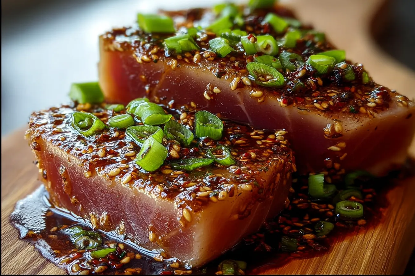 Soy-Ginger Tuna Steaks: A Delicious Delight You'll Love 4 Soy-Ginger Tuna Steaks