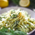 Delicious Spanakopita Pasta (Spanakopasta!) Ready to Serve