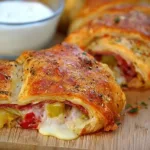 Spicy Italian Crescent Ring Freshly Baked