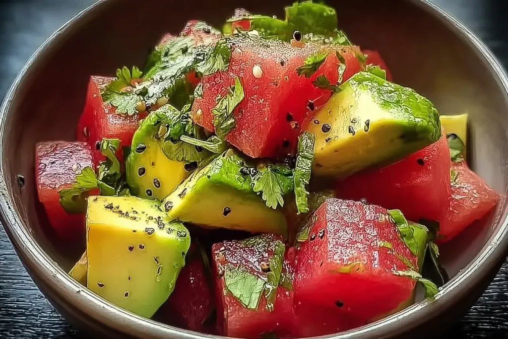 spicy salmon sushi bake an amazing ultimate recipe 2 Quick and Refreshing Avocado Watermelon Salad: An Incredible Recipe