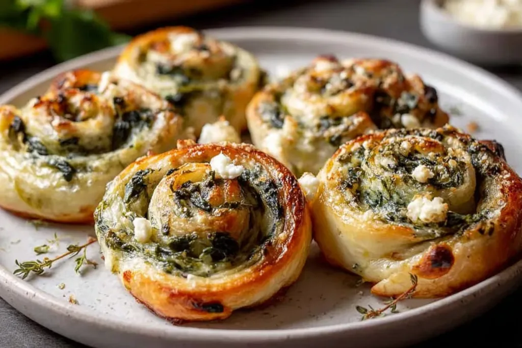 Spinach Artichoke Swirls – Perfect Party Appetizer