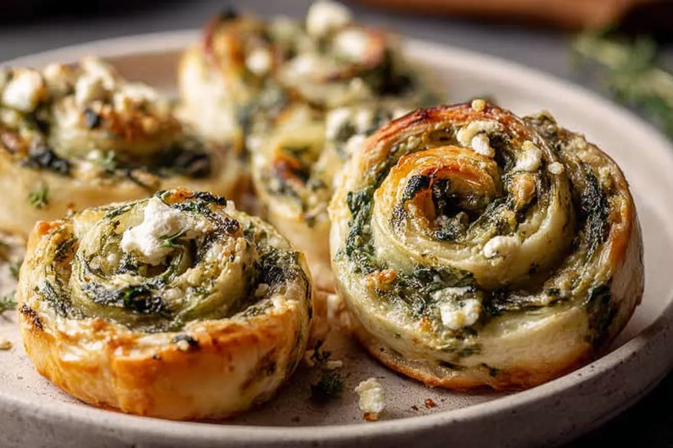 Spinach Artichoke Swirls – Easy Party Appetizer Recipe