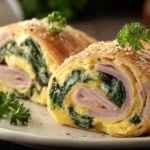 Spinach Ham Breakfast Roll Recipe - A Tasty Morning Treat