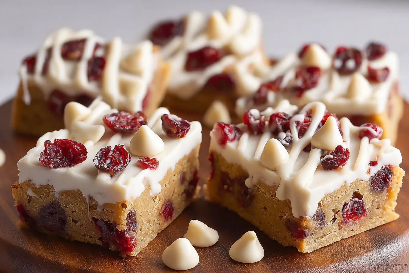 Starbucks Copycat Cranberry Bliss Bars Recipe 